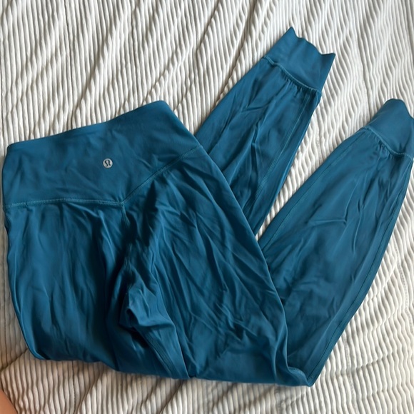 Lululemon Align Joggers! 💙 really pretty aqua blue color! No stains! - Picture 1 of 4